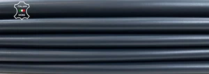 MIDNIGHT DARK BLUE Thick Soft STRETCH Lamb leather 2 skins 11+sqf 1.3mm #C1885 - Picture 1 of 6