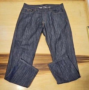 Rocawear Baggy Y2K Style Jeans Hose Raw Denim Dunkelblau Herren 40 x36 - Bild 1 von 5