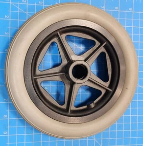 WCPU0004 - GEBRAUCHTES GRAUES 8-Zoll-Laufrad im 5-Speichen-Design unbekannte Marke - Menge 1 - Bild 1 von 3