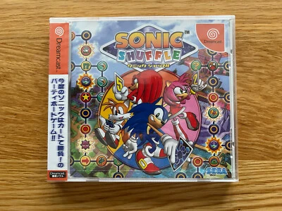 Brand New Sonic Shuffle JPN Sega Dreamcast DC Factory Sealed Tiny Crack On Front - Image 1 of 4