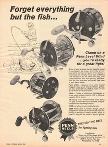 Carretes Penn 1969 vintage 4 modelos Philadelphia PA anuncio impreso - Imagen 1 de 1