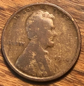 1918 Lincoln Wheat Cent Woody Improper Alloy Mix Error Unique Eye Appeal Coin - Picture 1 of 4