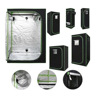 Growbox Komplettset ,Growzelt Gewächshaus ,Zuchtzelt Pflanzenzelt - Bild 1 von 4