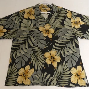 Tommy Bahama Short Sleeve Silk Button Up Hawaiian Shirt Tropical Men's XL - Picture 1 of 4