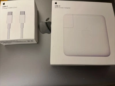 Genuine Apple 96W USB-C Power Adapter  MX0J2AM/A - New - Image 1 of 3