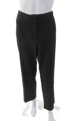 Van Heusen Womens Classic Fit Straight Legged Dress Pants Black Size 12 - Image 1 of 4