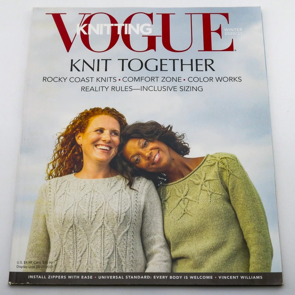 Vogue Knitting Magazine Winter 2020/21 Knit Together Rocky Coast Knits - Image 1 of 2