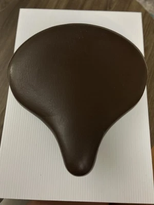 Sillín de bicicleta Viscount 2399 vintage marrón asiento cómodo - Hecho en Taiwán Foto 1 de 4