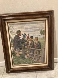 Vintage & Antiques Otto Quante Punch & Judy Kasperltheater print, 1940's Germany - Picture 1 of 3