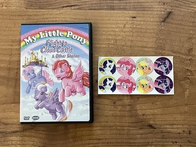 My Little Pony DVD Flight To Cloud Castle 5 Episodes With Stickers FULLY TESTED - Image 1 of 4