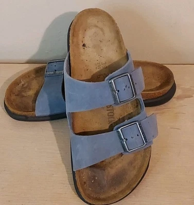 Sandalias Birkenstock Sydney unisex azules talla 39 L8 M6 Foto 1 de 4