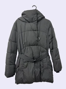 Like New BCBG Max Azria Women's Black Hooded Coat, Size XS - Picture 1 of 3