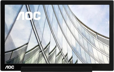 AOC I1601FWUX 15.6" IPS LED Portable Monitor - Black - Image 1 of 4