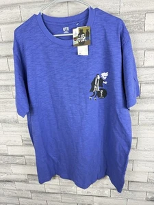 Uniqlo Sake Collection Blue Kagatobi Japan Graphic T Shirt Men’s Size 2XL - Afbeelding 1 van 6