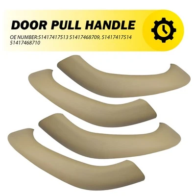 Cubierta de tracción de manija de puerta interior beige 4 piezas para BMW X1 X2 F48 F49 F39 2016-2020 Foto 1 de 4