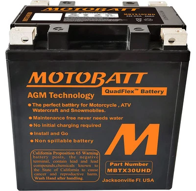 MBTX30UHD BATTERIA MOTOBATT 33Ah AGM BMW R 80 RT 800 1982 1983 1984 Foto 1 de 4