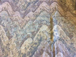 DUPONT TEFLON MUTED GRAY,LAVENDER,BEIGE,MAUVE & BLUE POLY COTTON HOME DEC-BTY - Picture 1 of 3