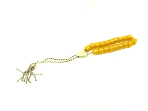 Antike Bernstein Kehribar Gebetskette Islam Tesbih Muslimische Taspih 925 Silber - Bild 1 von 11