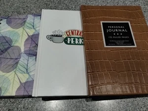 Lot 3 Variety Blank Writing Notebook Journals Diary Travel Work School - Picture 1 of 11