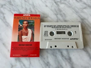 Whitney Houston Self Titled CASSETTE Tape 1985 Arista AC8-8212 Jermaine Jackson - Picture 1 of 3