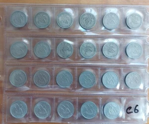 C6) PORTUGAL - 2$50  2 1/2 ESCUDOS 1963 / 1985 - COMPLETE SET 23 Coins - Picture 1 of 3