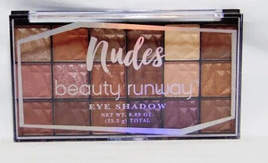 NUDES Beauty Runway Eye Shadow Palette 18 Shades Shimmers Solids BRAND NEW - Bild 1 von 1