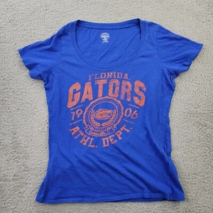 Floroda Gators Girls Shirt Large (11-13) Blue Football 1906 Short Sleeve - Picture 1 of 9