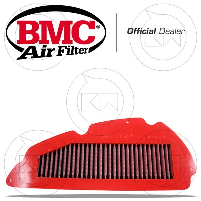 FILTRO ARIA SPORTIVO LAVABILE BMC FM636/04 PER HONDA SH 300 2012 2013 2014 2015 - Immagine 1 di 2