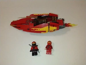 LEGO Ninjago Ninja Go Katana Flame boat & 2 Minifigures Good used condition - Picture 1 of 20