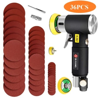 1" 2" 3" Air Random Orbital Sander Dual Action Sander Polisher for Auto Body - Image 1 of 4