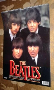 THE BEATLES -THE OFFICIAL CALENDAR 1990- COLLECTIBLE VINTAGE CALENDAR-17 X 12 - Picture 1 of 2