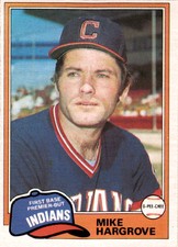 1981 O-Pee-Chee #74 Mike Hargrove Indians baseball card