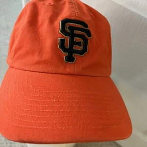 Vintage San Francisco Giants Orange Adjustable Hat 47 Brand - Picture 1 of 6