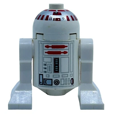 LEGO Star Wars R5-D4 Droide Astromecánico Rayas Rojas Cortas en Cúpula Minifigura sw0029 Foto 1 de 4