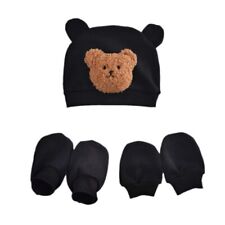 3pcs Hat Gloves and Socks Set Comfortable Care Accessories for Babies