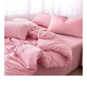 Luxurious Pink King Size Bedding Set - Soft Microfiber - Picture 1 of 4
