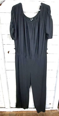 Комбинезон женский Ashley Stewart 3X Plus джерси эластичная талия короткий рукав Rushing - Изображение 1 из 4