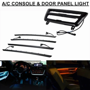 LED Ambient Atmosphere A/C Radio Door Panel Light Set Fits BMW F30 F31 2012-2018 - Picture 1 of 15