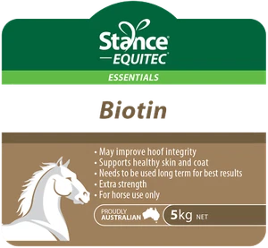 Equitec Biotin Extra Strength 5kg Animal/Equine *New Sugar Free Formula* - Picture 1 of 2