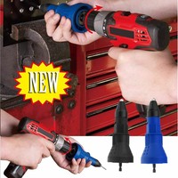 Pistola de clavos Remache Adaptador de taladro Herramienta de remachado Tuerca