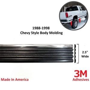 Chrome Side Body Trim Molding for 1988-1998 Chevy GMC SUV Suburban Pickup Truck - Picture 1 of 6