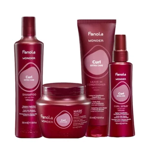 Kit FANOLA Wonder curl Sh 350 ml + mascarilla 500 ml + Leave IN estado 350 ml + spray - Imagen 1 de 1