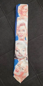 Rare Marilyn Monroe Necktie Jim Patterson Ralph Marlin Brand Made In Usa Mens - Picture 1 of 6