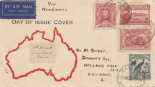 Australien: 1938: FDC Air Mail Brisbane