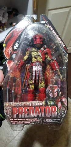 Authentic NECA Big Red Predator NEW! Cover