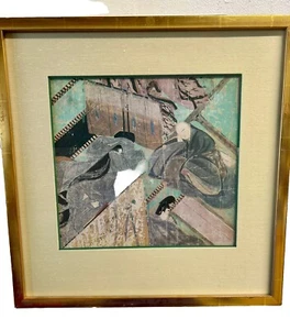 Japanischer Handrollendruck, um 1961 . Szene aus der Geschichte von Genji, - Bild 1 von 5