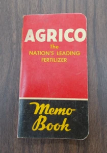 Vintage 1942 Agrico The Nation's Leading Fertilizer Memo Book Farming Booklet - Picture 1 of 5
