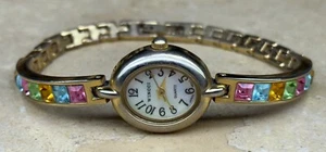Wincci Quartz Wristwatch Women’s Watch Gold Tone 6674 Ornate Costume Jewels READ - Picture 1 of 7
