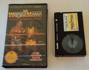 1985 WWF Wrestling BETA VHS Video Orig PPV WWE WRESTLEMANIA 1 Hogan T Clamshell - Picture 1 of 1