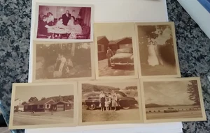 Echte Fotos Kodacolor Eastman Kodak 1953 Autos Zuhause Innenraum Außen Haus (2) - Bild 1 von 6
